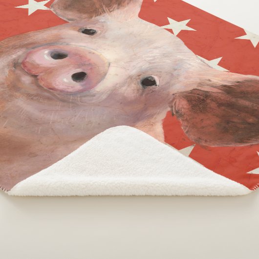 Couverture Sherpa Ferme patriotique - Cochon (3/4)