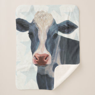 Couverture Sherpa Ferme patriotique - Vache