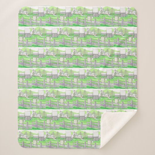 Couverture Sherpa Ferme Sherpa Blanket (Devant)