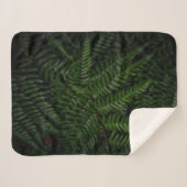 Couverture Sherpa Fern plante (Devant (Horizontal))