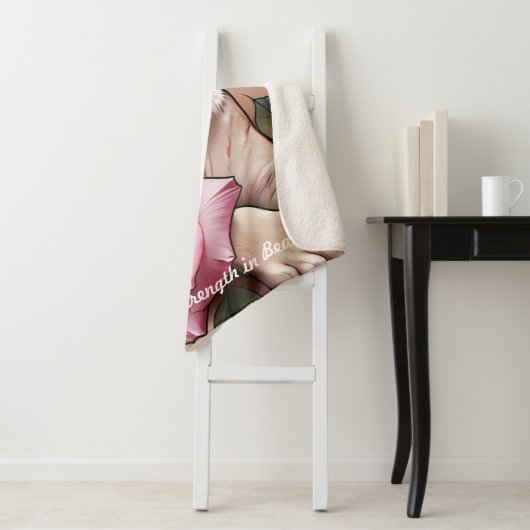 Couverture Sherpa "Ferocity Meets Elegance" (En situation)