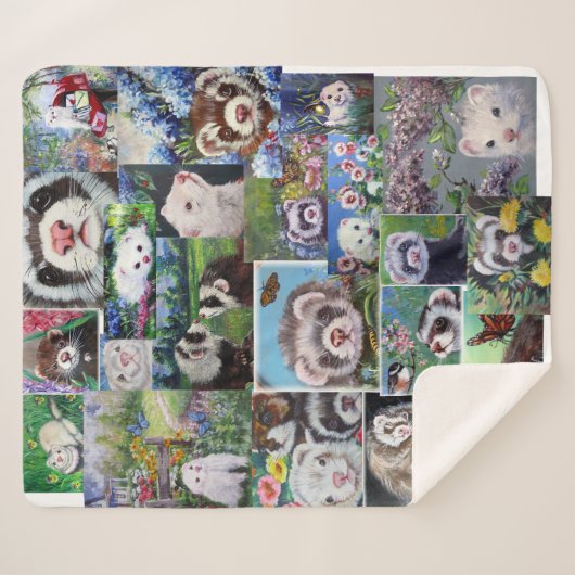 Couverture Sherpa FERRET Sherpa Blanket (Devant (Horizontal))