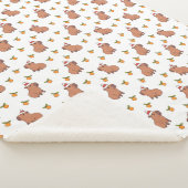 Couverture Sherpa Festive Capybara Noël (3/4)