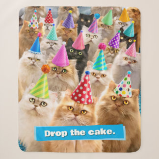 Couverture Sherpa Fête de chats