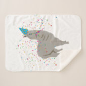 Couverture Sherpa Fête de la lama - Animaux ayant une fête (Devant (Horizontal))