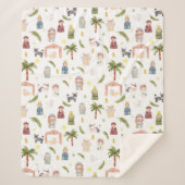 Couverture Sherpa Fête de Noël de la Nativité (Devant)