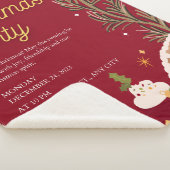 Couverture Sherpa Fête de Noël Sherpa Blanket (3/4)