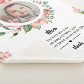 Couverture Sherpa Fête des mères Nouveau bébé pour maman des enfants (3/4)