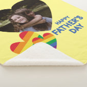 Couverture Sherpa Fête des pères des Rainbow Hearts LGBT (3/4)