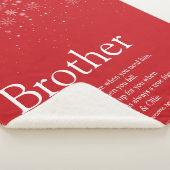 Couverture Sherpa Fête d'hiver Fun Fun Brother Rouge (3/4)
