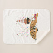 Couverture Sherpa Fête du tigre - Animaux ayant une fête (Devant (Horizontal))