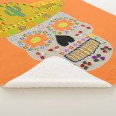 Couverture Sherpa Fête mexicaine du crâne mort (3/4)