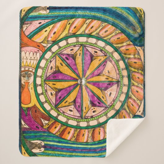 Couverture Sherpa Feu bengali | Adolf Wolfli | (Devant)