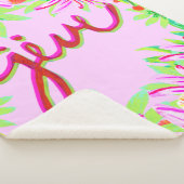 Couverture Sherpa Feuillage de Noël - Donner (3/4)