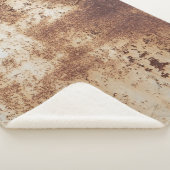 Couverture Sherpa Feuille de métal arrière - plan texture (3/4)