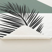 Couverture Sherpa Feuille de palme (3/4)
