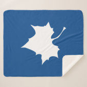 Couverture Sherpa Feuille d'état de l'Indiana (Devant (Horizontal))