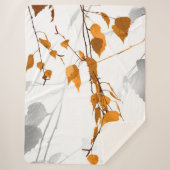 Couverture Sherpa Feuilles d'automne 2 (Devant)