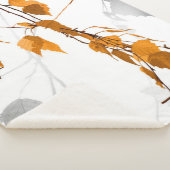 Couverture Sherpa Feuilles d'automne 2 (3/4)