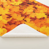 Couverture Sherpa Feuilles d'automne feuillage feuilles d'automne (3/4)