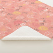 Couverture Sherpa Feuilles d'automne Motif 5 (3/4)