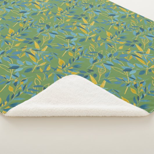 Couverture Sherpa Feuilles de gloire (3/4)