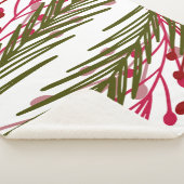 Couverture Sherpa Feuilles et baies (3/4)