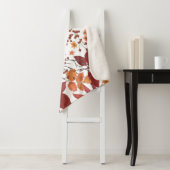 Couverture Sherpa Feuilles et Roses de l'automne (En situation)