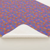 Couverture Sherpa Feuilles glacés dans le ciel orageux (3/4)