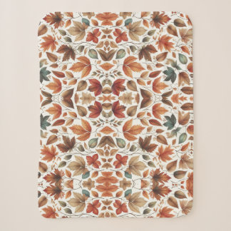 Couverture Sherpa Feuilles qui tombent