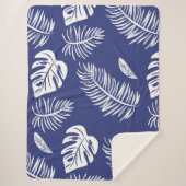 Couverture Sherpa Feuilles tropicaux 15 (Devant)