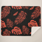 Couverture Sherpa Feuilles tropicaux 21 (Devant (Horizontal))