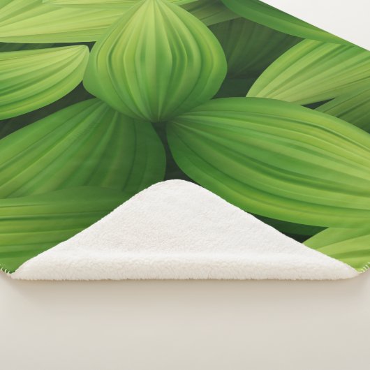 Couverture Sherpa Feuilles tropicaux 9 (3/4)