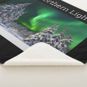 Couverture Sherpa Feux nordiques en hiver (3/4)