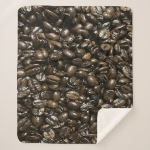 Couverture Sherpa Fèves de café