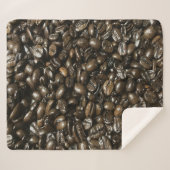 Couverture Sherpa Fèves de café (Devant (Horizontal))