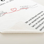 Couverture Sherpa Ficelle rouge du destin, cadeau de mariage pour co (3/4)