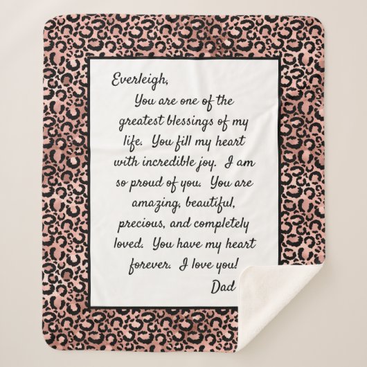 Couverture Sherpa Fier de toi (Devant)