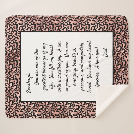 Couverture Sherpa Fier de toi (Devant (Horizontal))