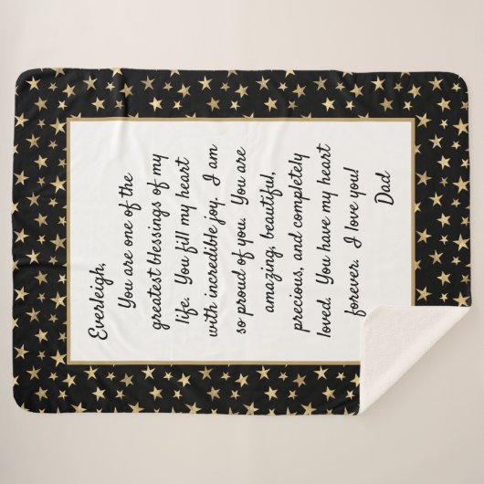 Couverture Sherpa Fier de toi (Devant (Horizontal))