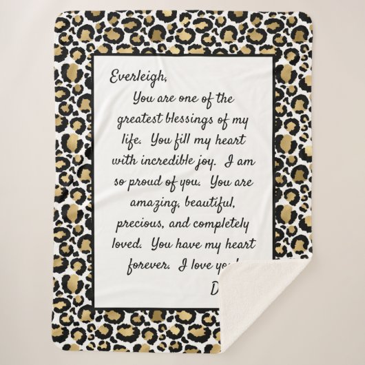 Couverture Sherpa Fier de toi (Devant)