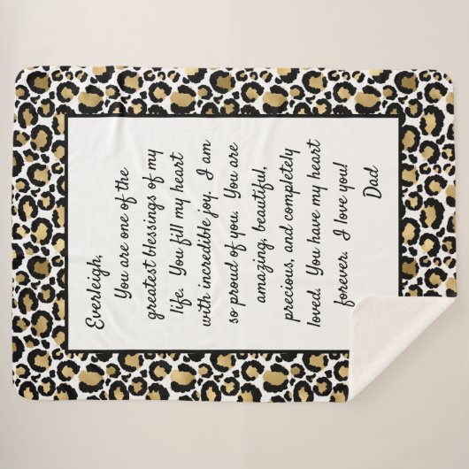 Couverture Sherpa Fier de toi (Devant (Horizontal))