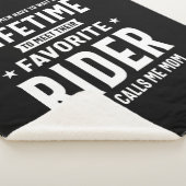 Couverture Sherpa Fier Maman D'Un Awesome Joueur Rider (3/4)