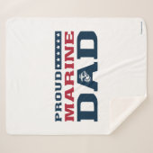 Couverture Sherpa Fier Marine Papa - Couleur (Devant (Horizontal))