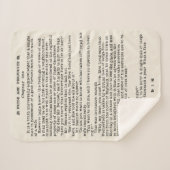 Couverture Sherpa Fierté de Jane Austen et citation de littérature (Devant (Horizontal))