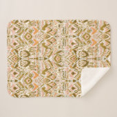 Couverture Sherpa FIERTÉ INTÉRIEURE Lion Peach Chat Sherpa (Devant (Horizontal))