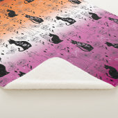 Couverture Sherpa Fierté lesbienne Chat Noir - Mystique Sorcière (3/4)