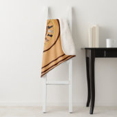 Couverture Sherpa figdewdrop nutty bullseye Sherpa Blanket  (En situation)