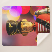 Couverture Sherpa figurine de soldat de jouets de Noël SlipperyJoe g (Devant (Horizontal))