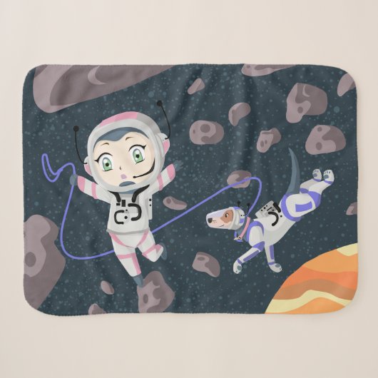 Couverture Sherpa Fille Astéroïde (Devant (Horizontal))